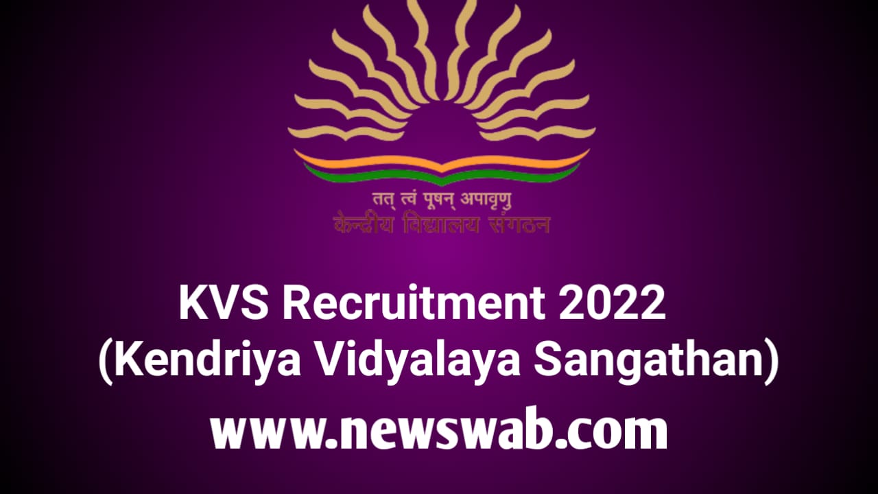 KVS Recruitment 2022 Apply Online