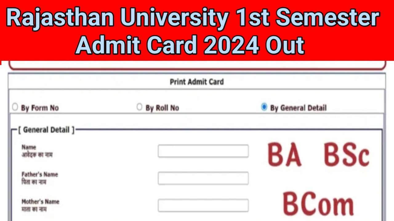 Uniraj Admit Card 2024 Download Link unviraj.org